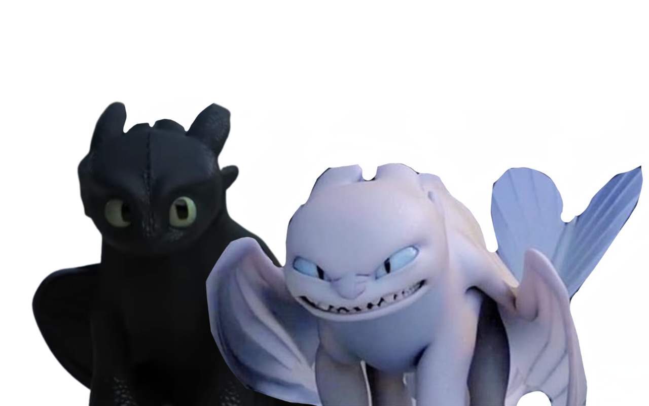 Toothless and the light fury by DracoAwesomeness on DeviantArt