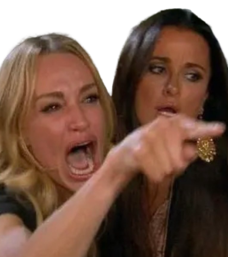 Point Emme Woman pointing meme png by DracoAwesomeness on DeviantArt