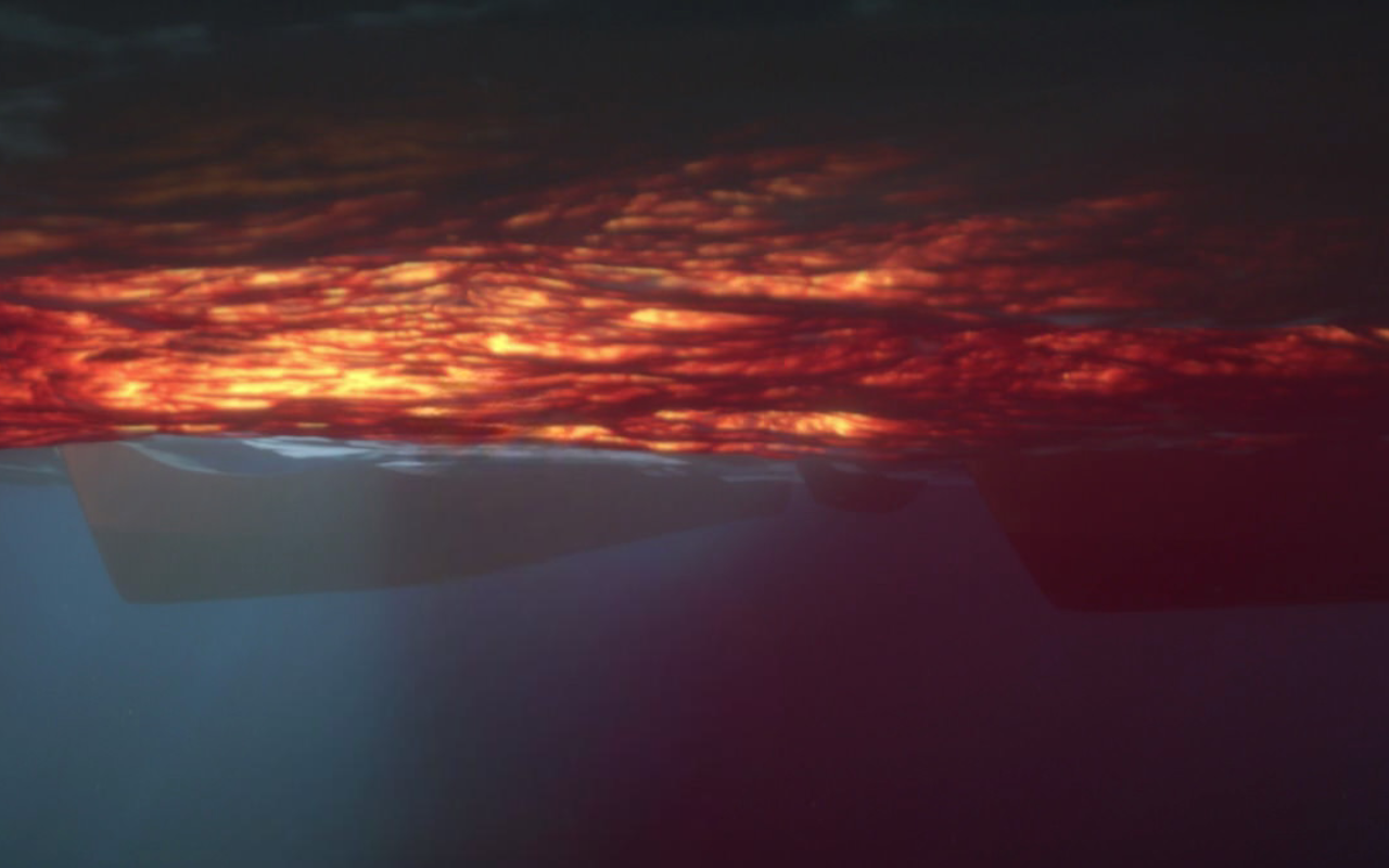 Fire in the ocean by DracoAwesomeness on DeviantArt