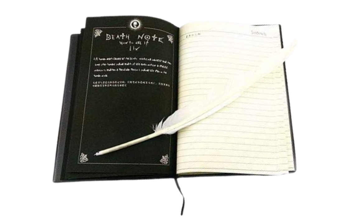 Opened death note book by DracoAwesomeness on DeviantArt