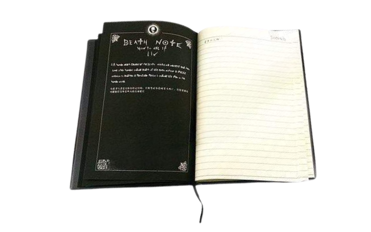 Opened death note book by DracoAwesomeness on DeviantArt