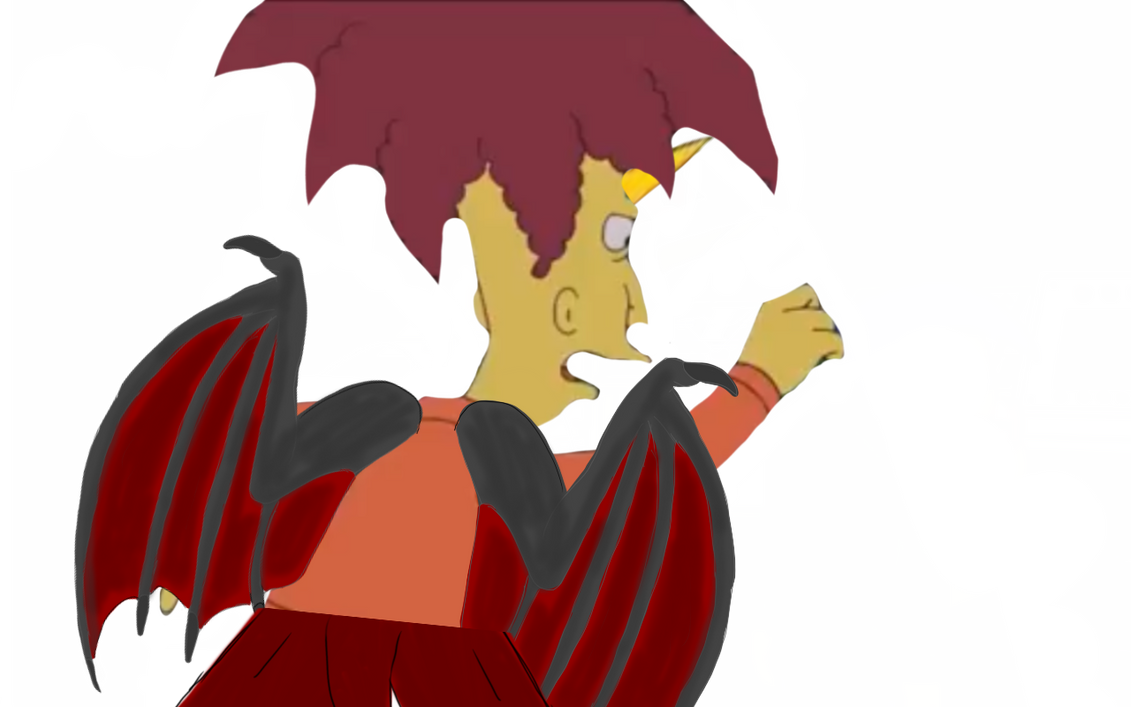 Demon sideshow Bob by DracoAwesomeness on DeviantArt