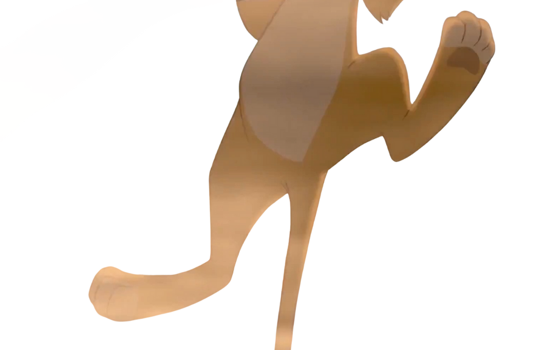 Simba hanging on by DracoAwesomeness on DeviantArt