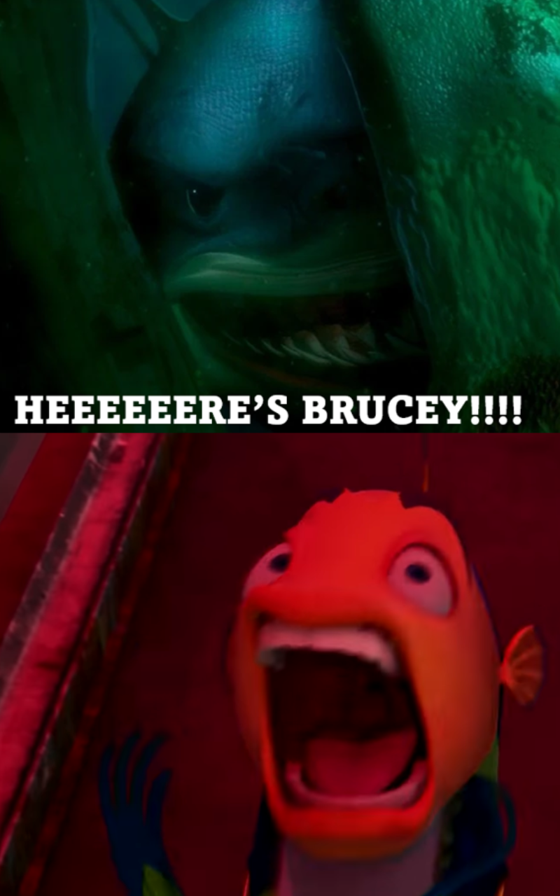 Bruce Scared Deviantart Bruce scares Oscar by DracoAwesomeness on DeviantArt
