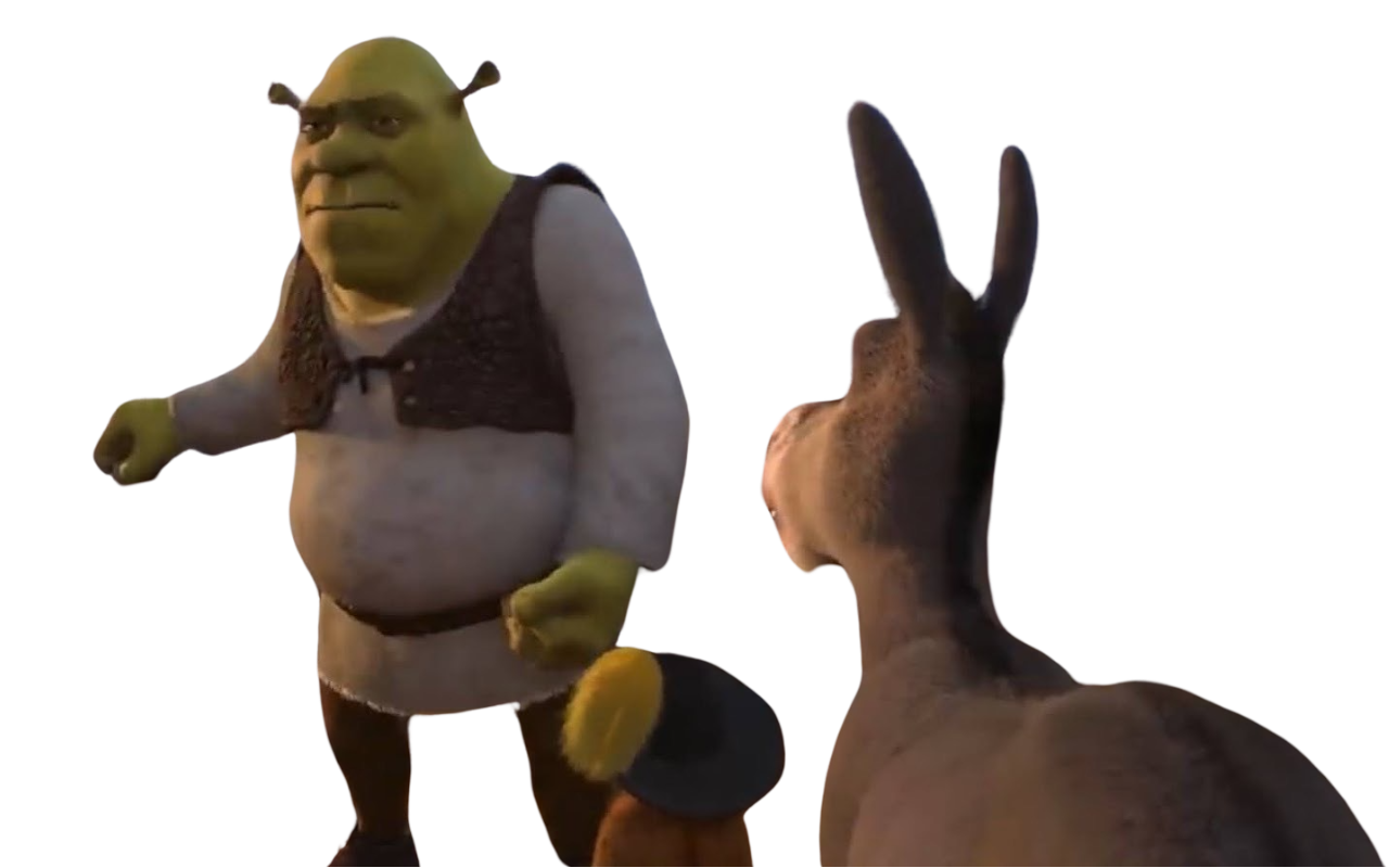 Shrek and donkey by DracoAwesomeness on DeviantArt