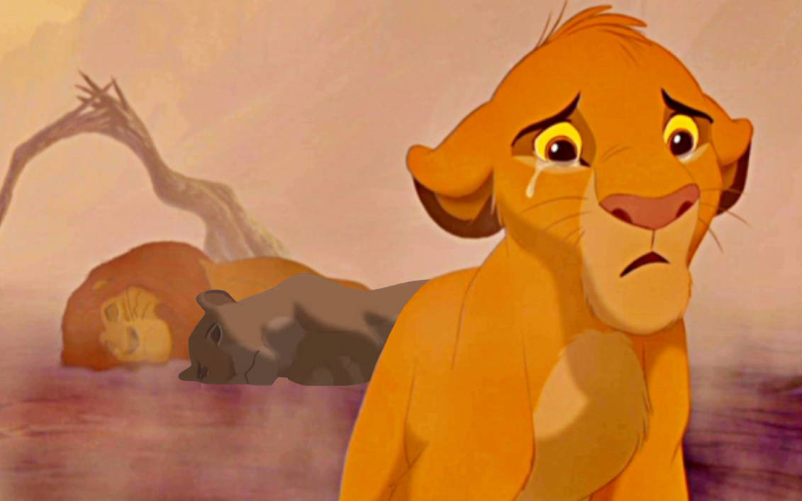 Simba finds Mufasa and Sarabi by DracoAwesomeness on DeviantArt
