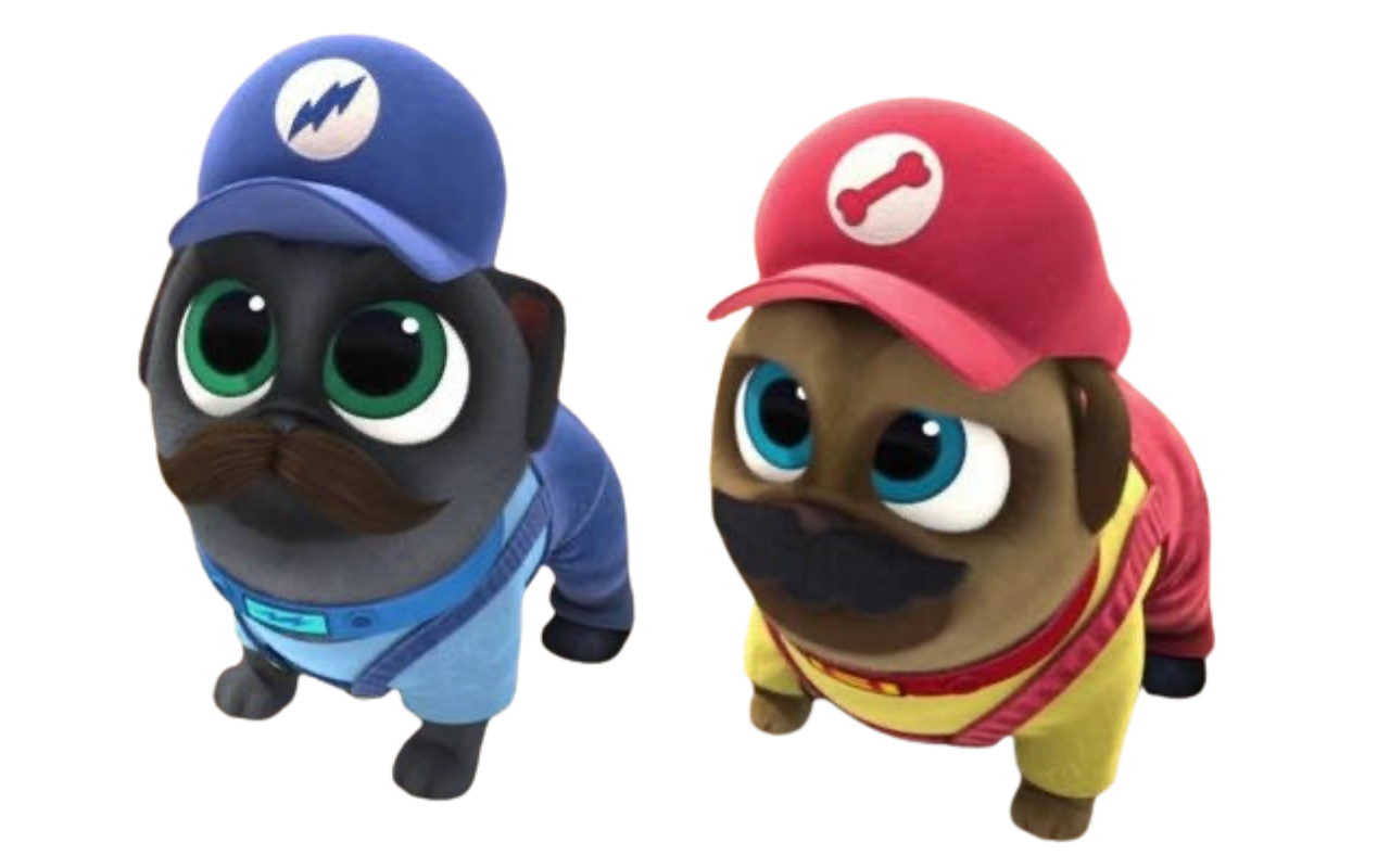 Rolly and Bingo by DracoAwesomeness on DeviantArt