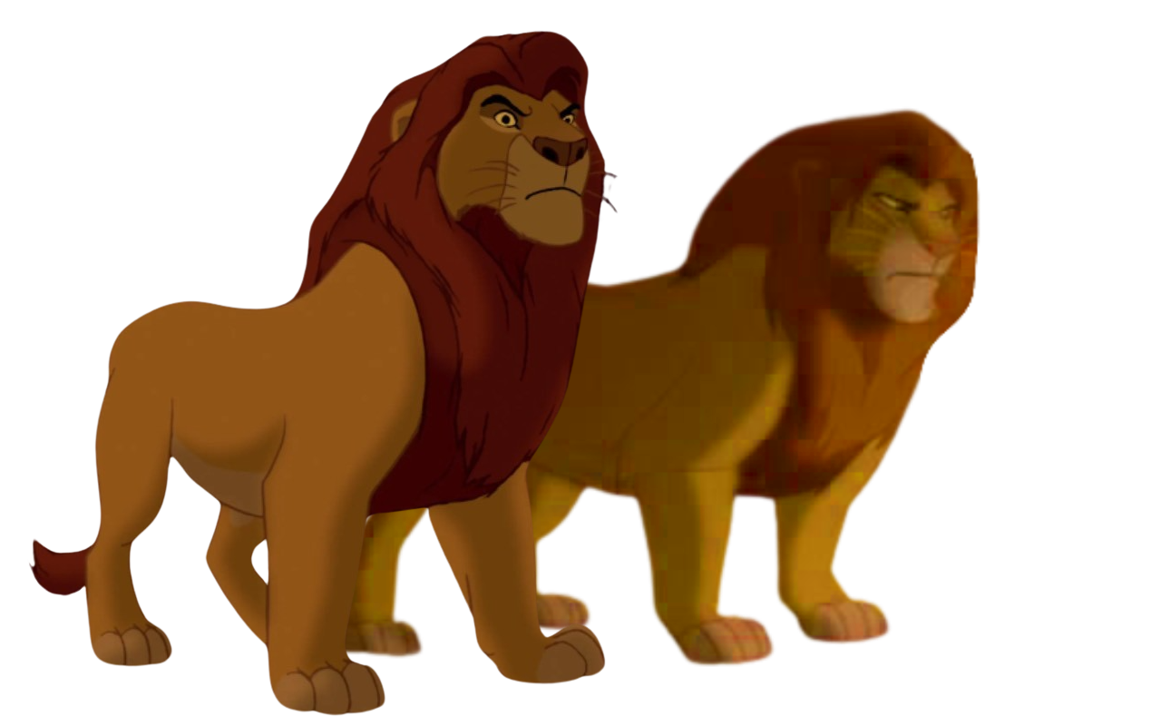 Simba and Mufasa by DracoAwesomeness on DeviantArt