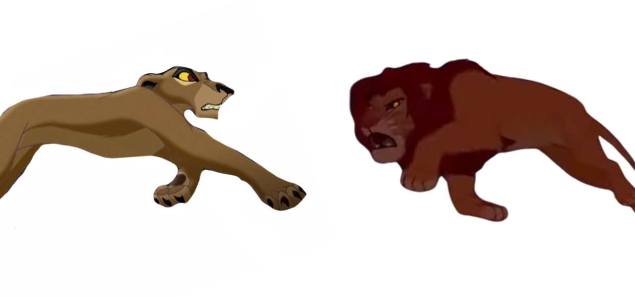 Simba vs Zira by DracoAwesomeness on DeviantArt