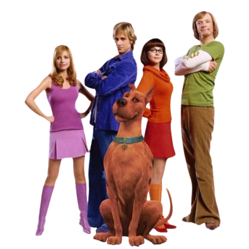 Shaggy, Fred, Velma,Daphne and scooby doo by DracoAwesomeness on DeviantArt