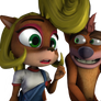 Crash bandicoot and coco 