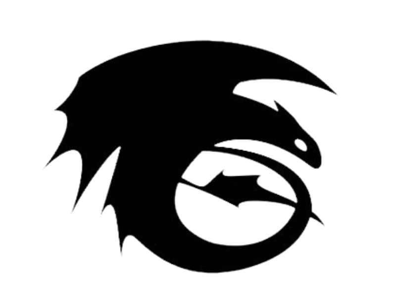 Toothless logo by DracoAwesomeness on DeviantArt