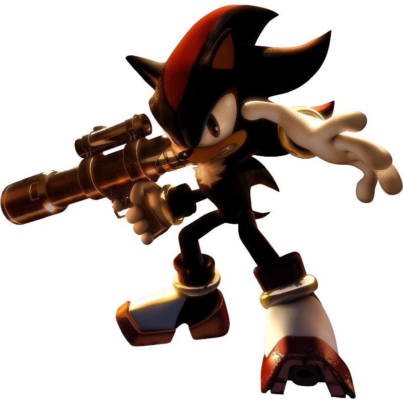 Shadow with gun by DracoAwesomeness on DeviantArt