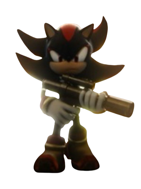 Shadow with gun by DracoAwesomeness on DeviantArt