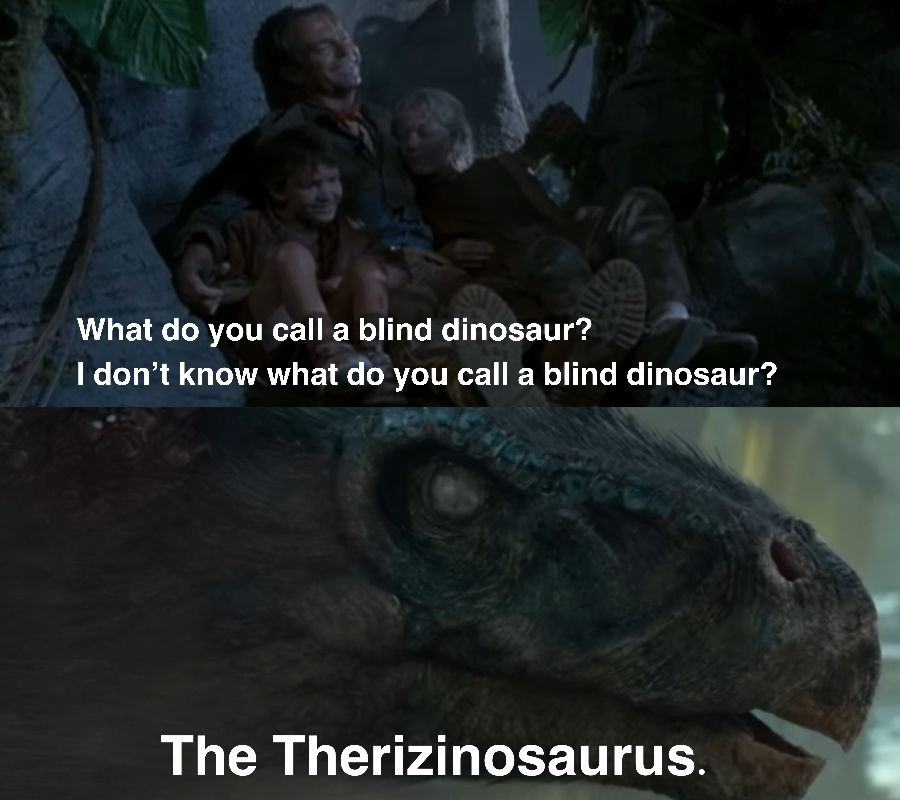 What do you call a blind dinosaur? by DracoAwesomeness on DeviantArt