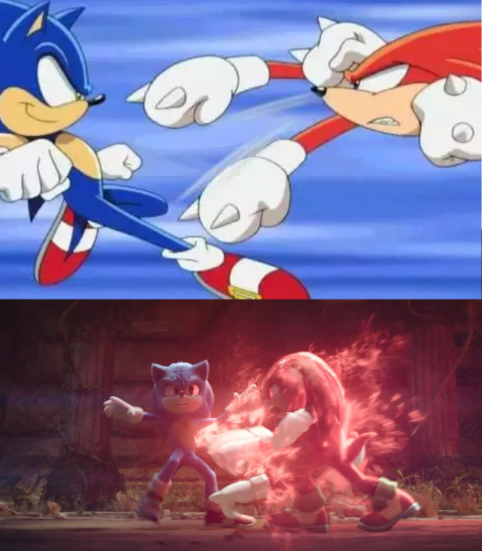 Knuckles Vs Raphael Sonic vs Knuckles scenes by DracoAwesomeness on DeviantArt