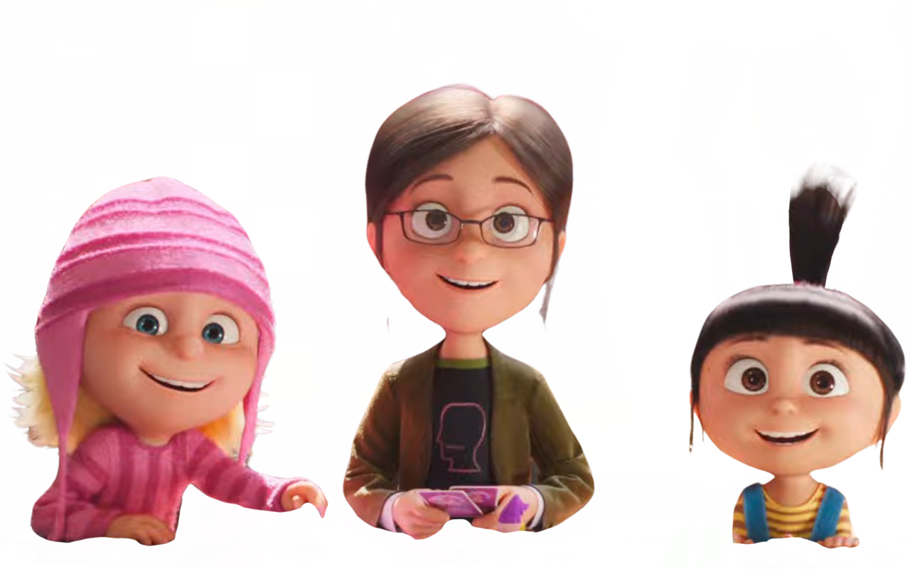 Margo, Edith, and Agnes by DracoAwesomeness on DeviantArt