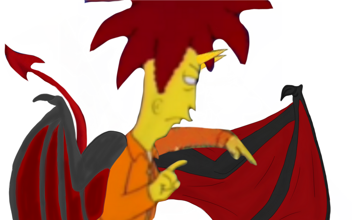 Demon sideshow Bob by DracoAwesomeness on DeviantArt