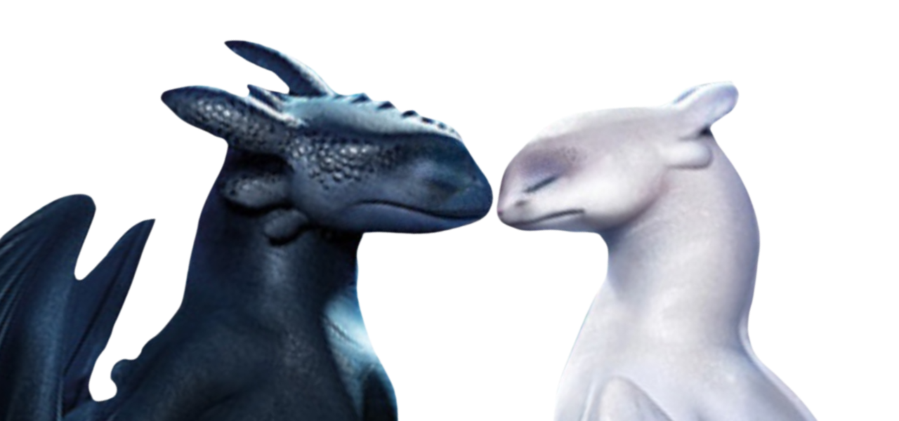 Toothless and light fury by DracoAwesomeness on DeviantArt