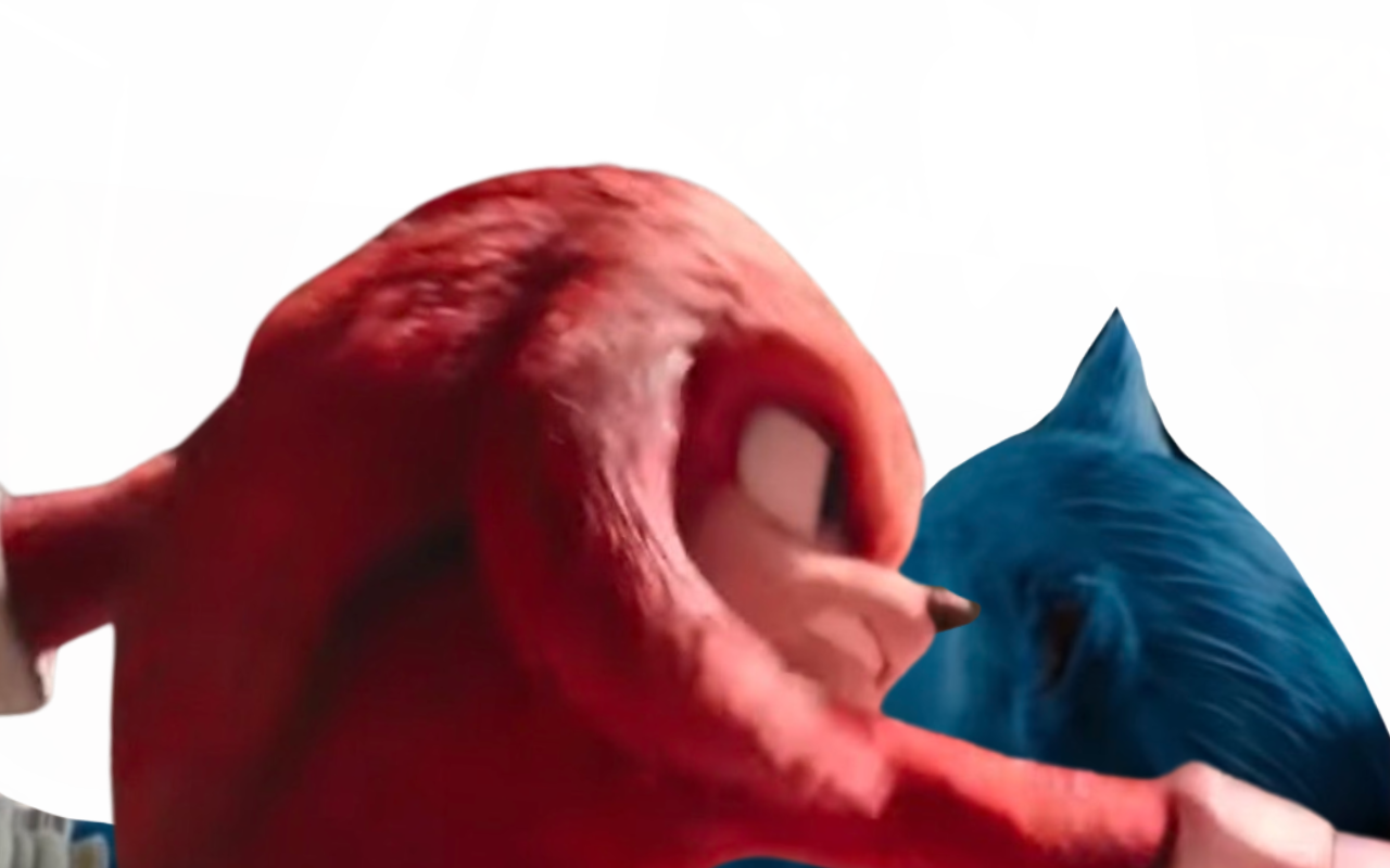 Knuckles Shouting Knuckles whispering to Sonic by DracoAwesomeness on DeviantArt