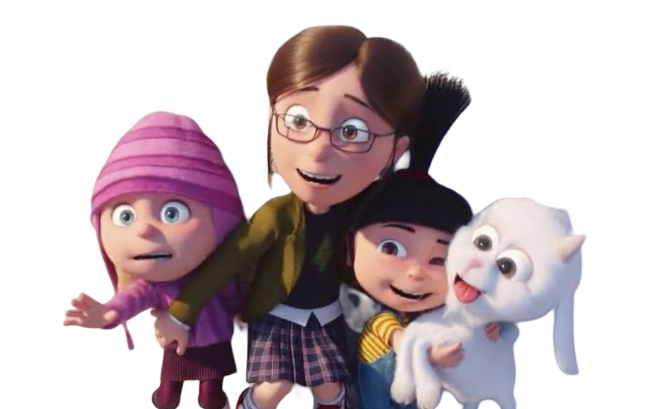 Margo, Edith, Agnes and Lucky by DracoAwesomeness on DeviantArt