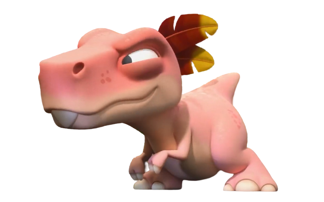 Pink T. rex by DracoAwesomeness on DeviantArt