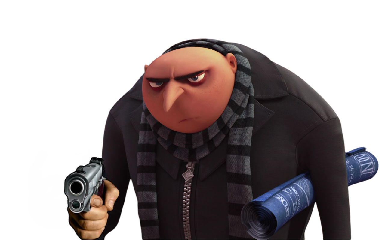 Gru With Gun By DracoAwesomeness On DeviantArt gru-with-gun-by-dracoawesomeness-on-deviantart