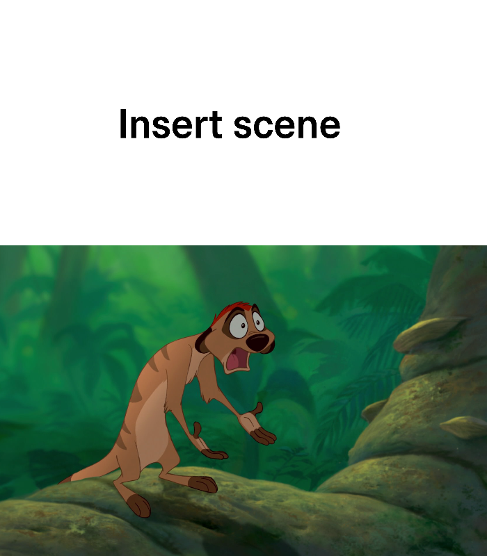 Grumpy Timon Timon reacts to what by DracoAwesomeness on DeviantArt