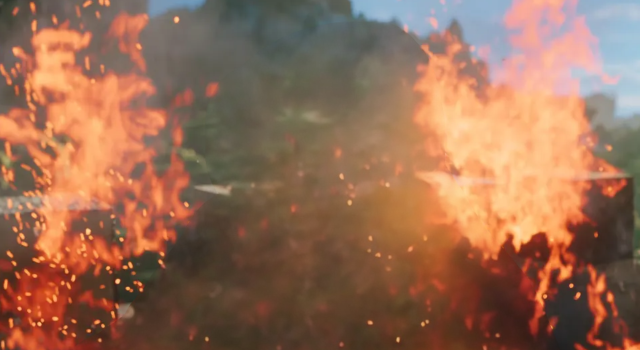 Minecraft fire by DracoAwesomeness on DeviantArt