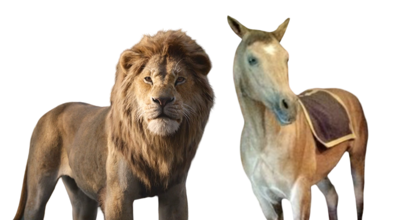 Live action Spirit and Simba! by DracoAwesomeness on DeviantArt
