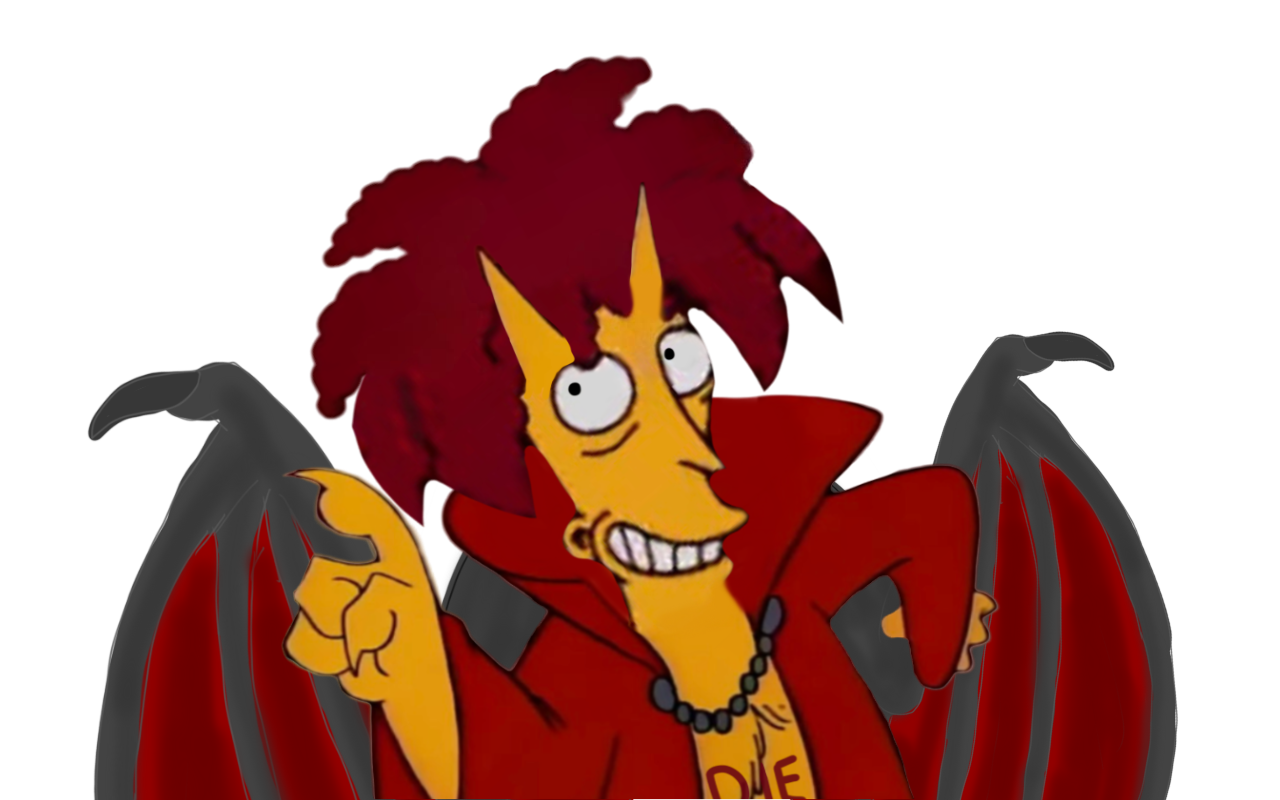 Demon Sideshow Bob by DracoAwesomeness on DeviantArt