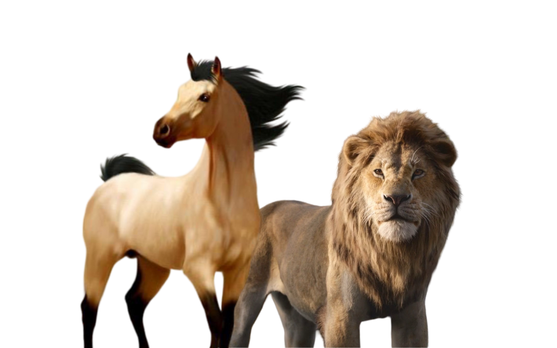 Live action Simba and Spirit by DracoAwesomeness on DeviantArt