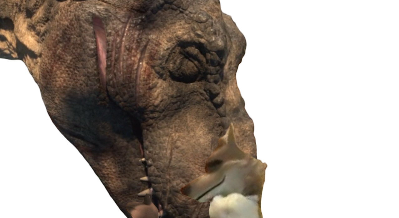 Mr wolf hugging T. rex by DracoAwesomeness on DeviantArt