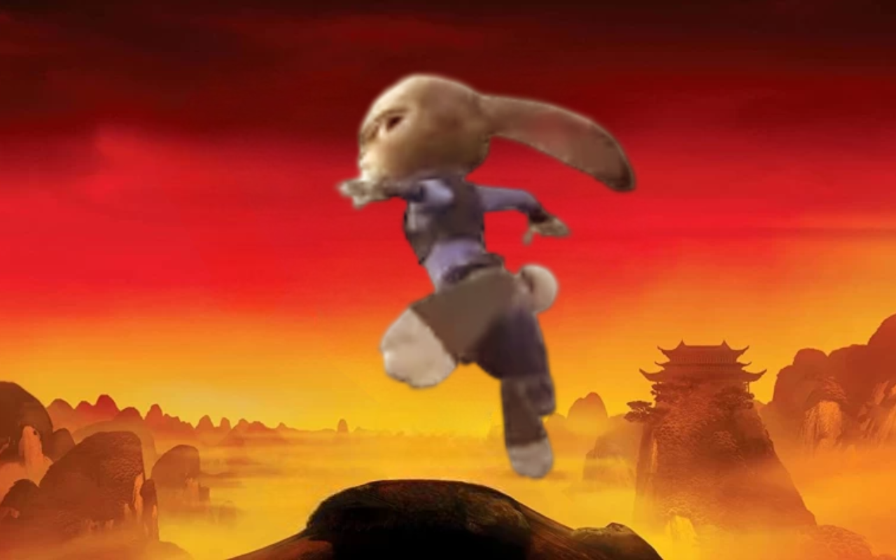 Kung fu rabbit! by DracoAwesomeness on DeviantArt