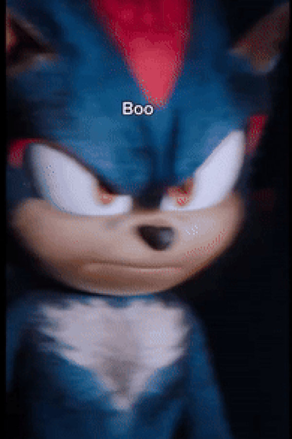 Shadow says Boo by DracoAwesomeness on DeviantArt