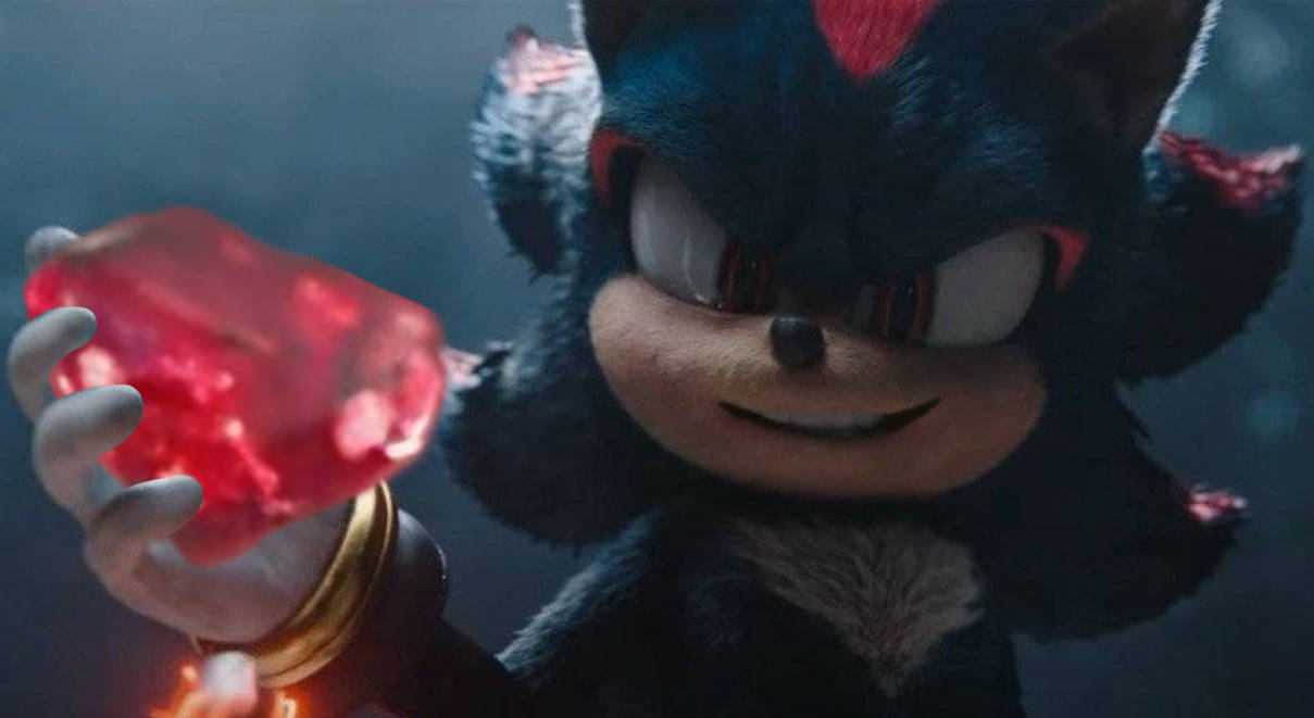 Corrupted Shadow with red emerald by DracoAwesomeness on DeviantArt