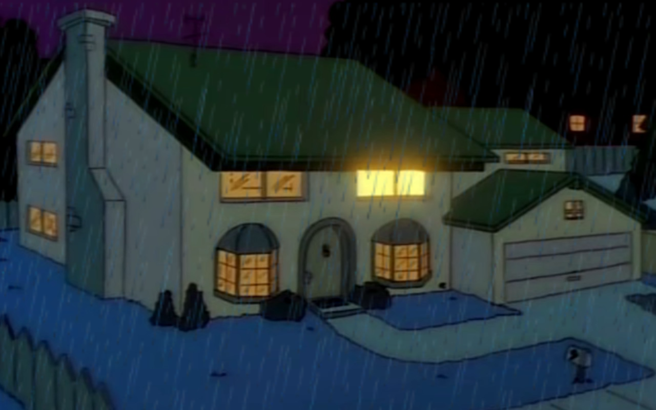 Stormy Night At The Simpsons House By DracoAwesomeness On DeviantArt stormy-night-at-the-simpsons-house-by-dracoawesomeness-on-deviantart