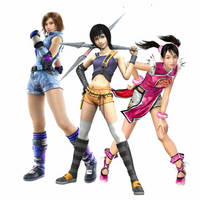 Asuka, Yuffie and Xiaoyu