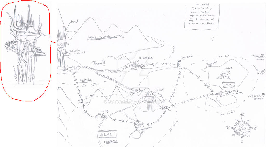 World Map draft by Sotwt on DeviantArt