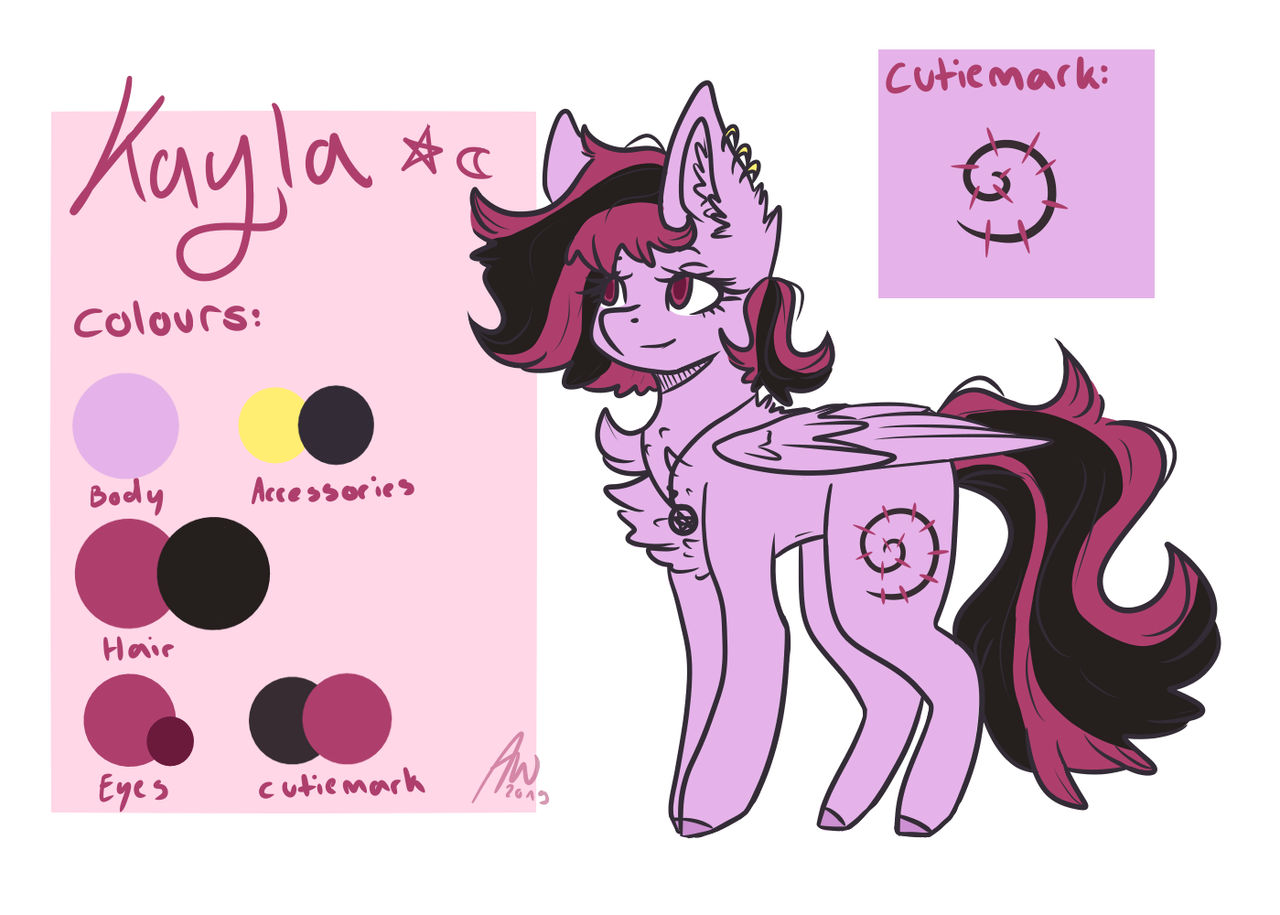 Kayla ref by Arya9118 on DeviantArt