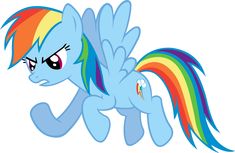 Rainbow Dash Vector #1