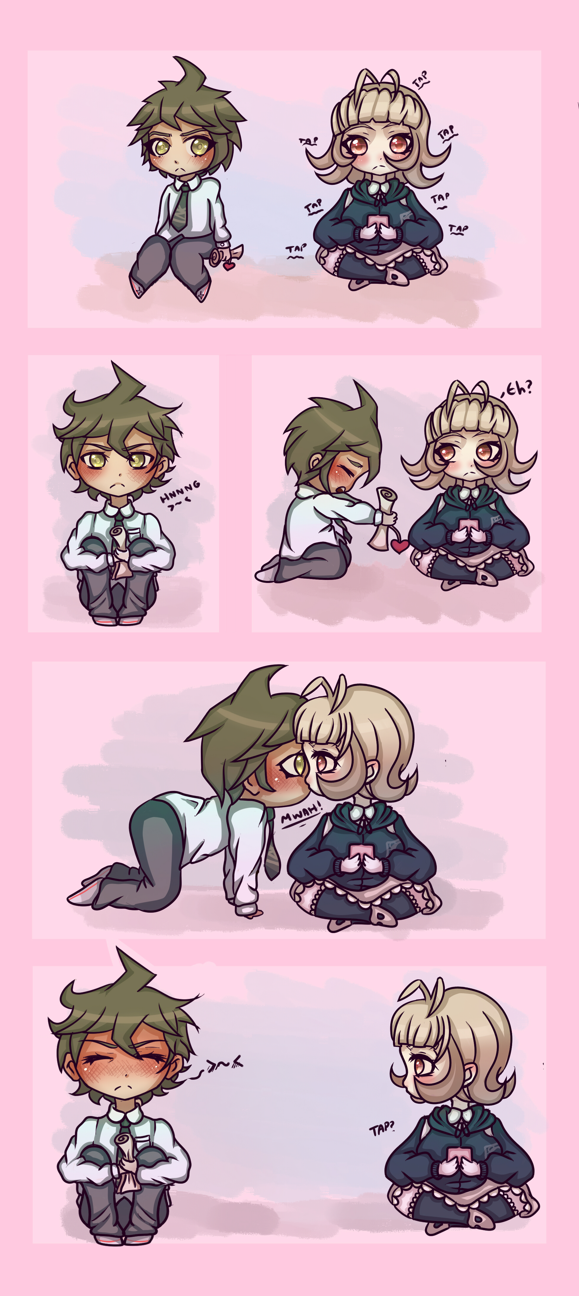 Mwah! Chiaki x Hajime