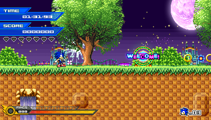 (Sonic vs Darkness TNR) Nightlite Paradise Mockup