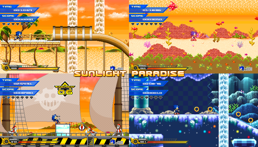 (Sonic vs Darkness TNR) Sunlight Paradise by Kainoso