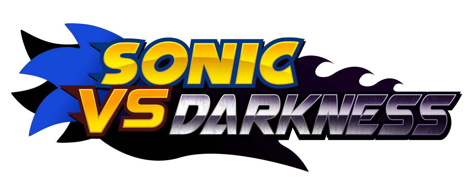 Sonic vs Darkness 'Official' Logo by Kainoso