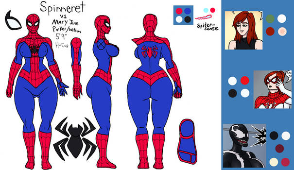 Earth 82419 Spinneret/Mary Jane Watson Ref Sheet