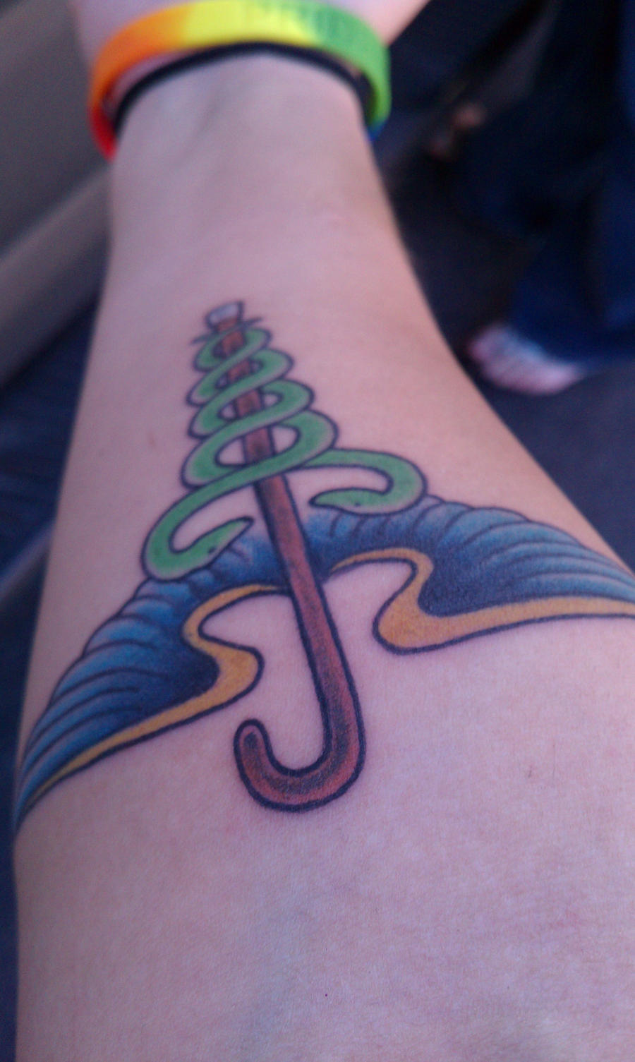 Snakes on a Cane tattoo/ Caduceus by Karirae2010 on DeviantArt
