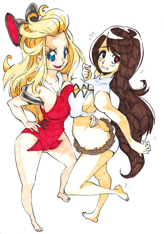 Bravely Default bikini mode