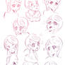 Console Girl expressions board!