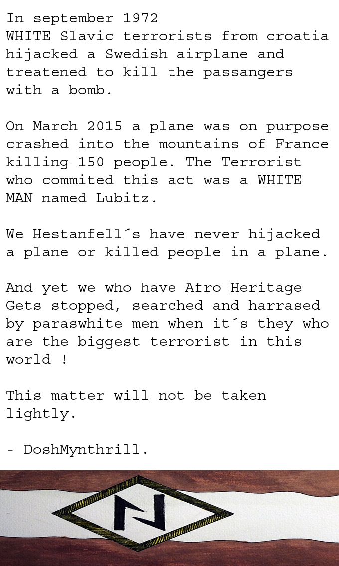 white plane white terrorist